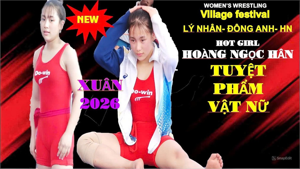 ÁI NỮ LÀNG VẬT mới tinh xuất hiện sới hội làng HOÀNG NGỌC HÂN  Lý Nhân Đông Anh 2026#vậtnuthethao