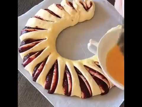 Пирог с джемом, вареньем. Вкусный и красивый пирог. Рецепт в описании