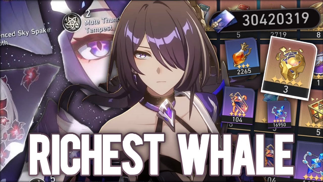 I found the richest WHALE account in all of Honkai: Star Rail...