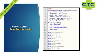 PHP Handling Form Data Concept Video Tutorials