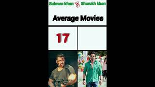 Salman Khan VS Sharukh Khan Comparison #shorts screenshot 2