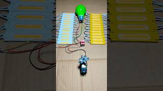 servo Motor DC motor generator LED bulb LED light #dcmotor #tech #shorts