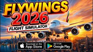 FlyWings 2026 Flight Simulator (Android, iOS) Gameplay - Most Realistic Mobile Flight Sim Ever?