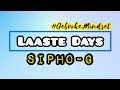Sipho-G - Laaste Days (Lyric Video)