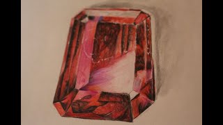 Realistic drawing of Red Rube (Timelapse)|Inspired By Marcello Barenghi