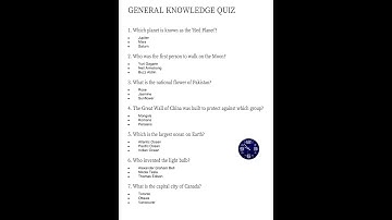 GENERAL KNOWLEDGE - Can you get 7/7? #mathematics #maths #quiz #quiztime #trivia
