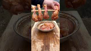 Cooking Chicken in an OLD TIN CAN?! 😱🏕️#outdoorchef #naturecooking