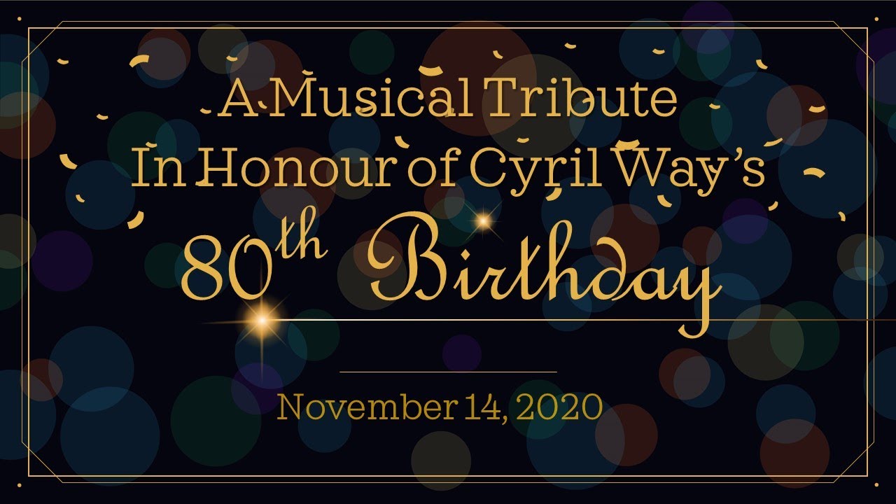 Cyril Way 80th Birthday - Ain't It Funny How Time Slips Away (by his band)