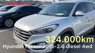 2015 Hyundai Tucson 2.0-4wd с пробегом 324.000км- полёт нормальный