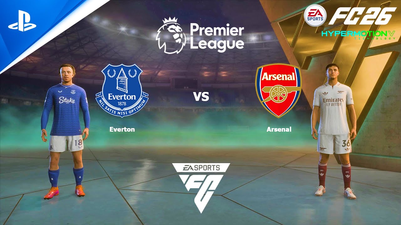 FC 26 PS4 - Everton vs Arsenal | Liga Primer 25/26