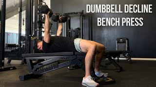 Dumbbell Decline Bench Press | Technique, Sets, Reps &amp; Mistakes