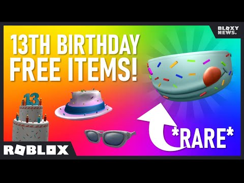 Expired How To Get The Cake Mask And All Free Roblox 13th Birthday Items Youtube - hit or miss expired roblox id