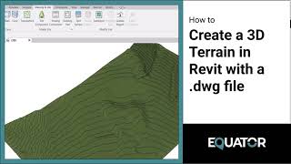 Creating Topography in Revit Using an AutoCAD (.dwg) File containing LiDAR Contour Data
