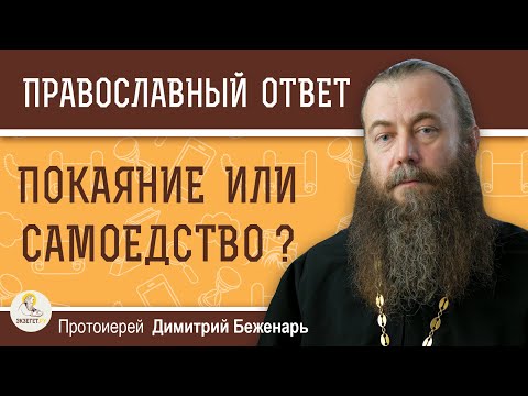 ПОКАЯНИЕ или САМОЕДСТВО?  Протоиерей Димитрий Беженарь