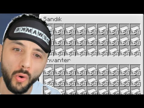 İLK KEZ DEMİR FARMI YAPTIM! Minecraft Tek Hardcore 7.Bölüm