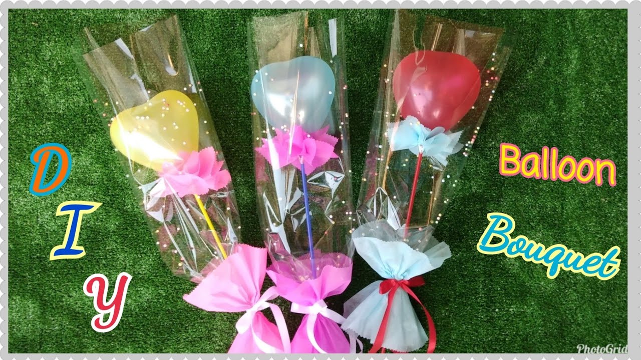 ของขวัญวันปัจฉิมEp.9 (ช่อลูกโป่งไม่กลัวแตก) DIY  Balloon Bouquet