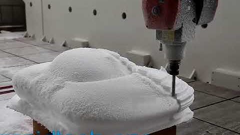 5 axis cnc router foam mould making