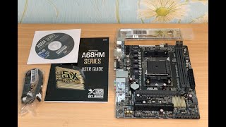 Мать  ASUS  A68HM-K и процессора AMD Athlon X4 FM2 760K  3.8 г . Cборка и тест.