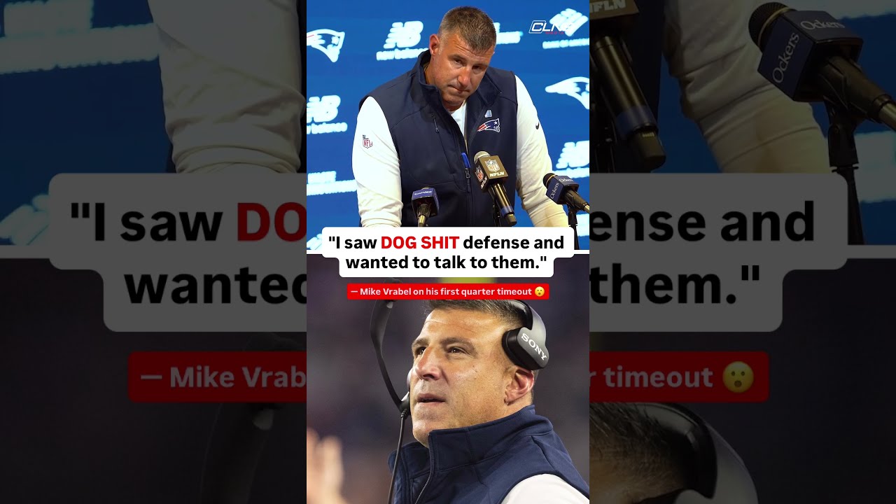 Mike Vrabel Saw "DOG SHIT" Patriots Defense Leading to Early Timeout