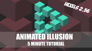 Animated illusion 100% in HEXELS