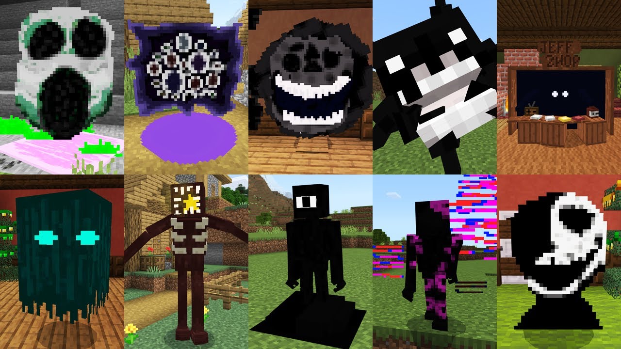 ВСЕ ВИДЫ ДВЕРИ РОБЛОКС В МАЙНКРАФТ ROBLOX DOORS HOTEL MOD MINECRAFT ADDON BEDROCK МОДЫ SCP YouTube