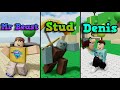 I dressed up as famous youtubers in combat warriors roblox