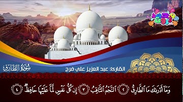 🌸 من سورة النبأ وسورتي الطارق والشمس - للقارئ عبدالعزيز علي فرج 💐