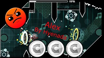 Easy User Coins Geometry Dash 2.1 Alex By Hyenada 100% 3/3 Coins