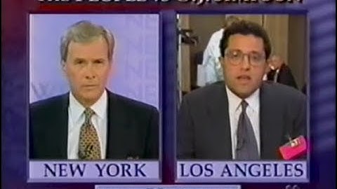 10/3/95 | O.J. Simpson Verdict - Coverage from NBC, CNN, & CBS