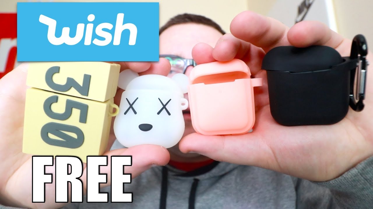 HYPEBEAST AIRPODS CASES FROM WISH!!! (HYPEBEAST, YEEZY, KAWS, GUCCI, SUPREME, -