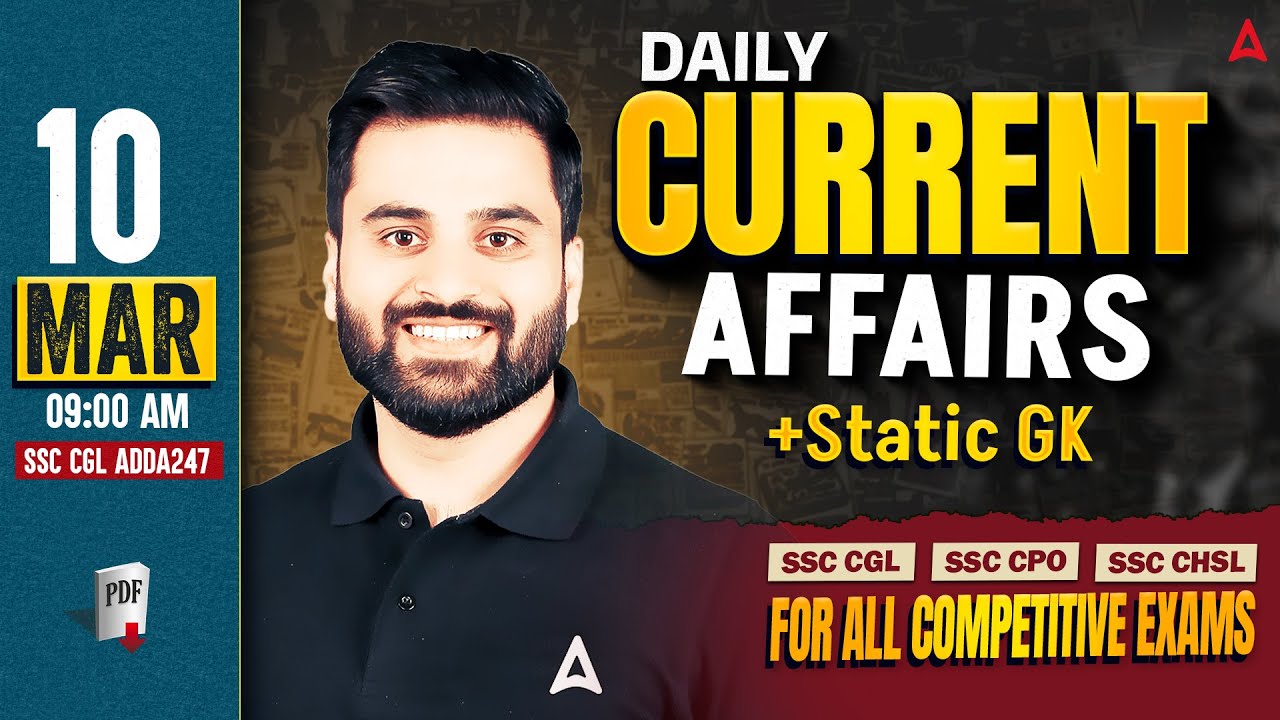 Current Affairs Today | 10 March Current Affairs 2026 | Daily Current Affairs 2026 By Navdeep Sir