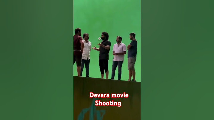 Devara movie shooting video || Junior NTR || jahnvi kapoor || shooting video