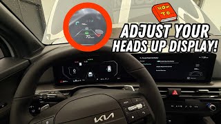2026 Kia Sportage How To Adjust Heads-Up Display