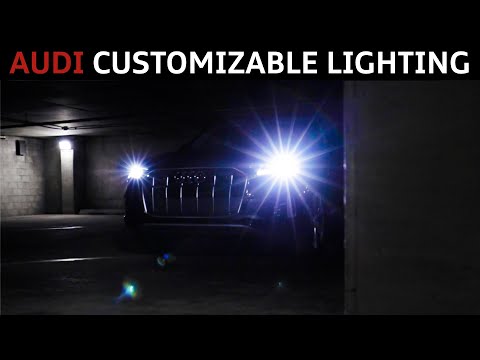 Customizable Audi LIGHTING and Matrix Headlights