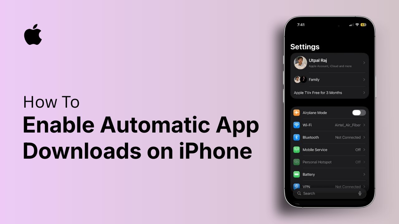 How to Enable Automatic App Downloads on iPhone