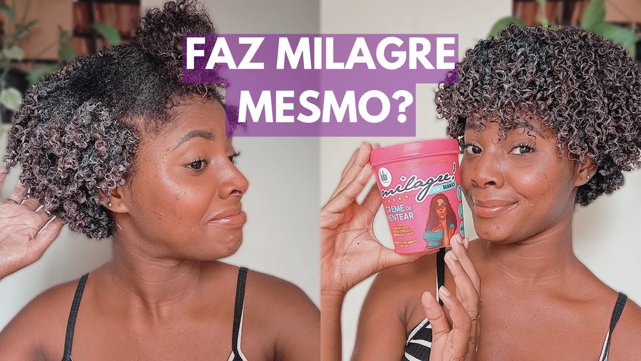 Testei o creme MILAGRE da Lola na finalização e me surpreendi!!!