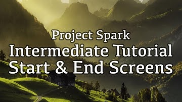 Start Menus & Game Over Screen - Project Spark