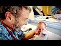 6 day old newborn check up cute baby alert  dr paul