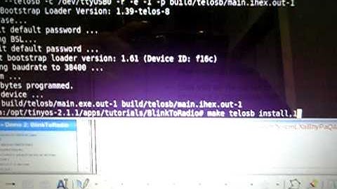 TinyOS Mote-mote radio communication