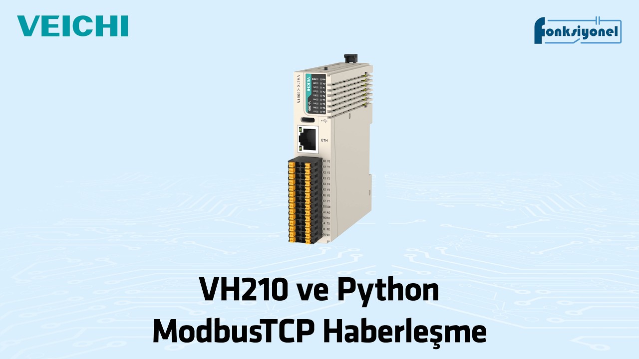 Veichi | Codesys PLC | VH600 | VH600 ve Python - Modbus TCP Haberleşme ...