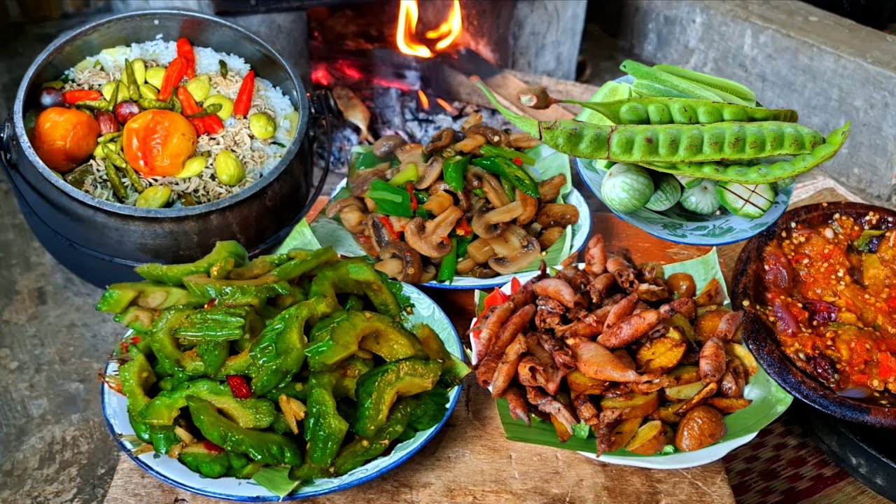 LIWET MUNGGAHAN BARENG KELUARGA NIKMATNYA JUARA‼️GORENG JENGKOL,ASIN CUMI,SAMBEL LEDOK,TUMIS PARE