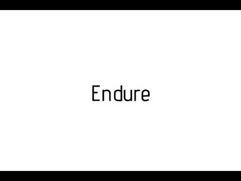 How To Pronounce Endure Endure Pronunciation Youtube