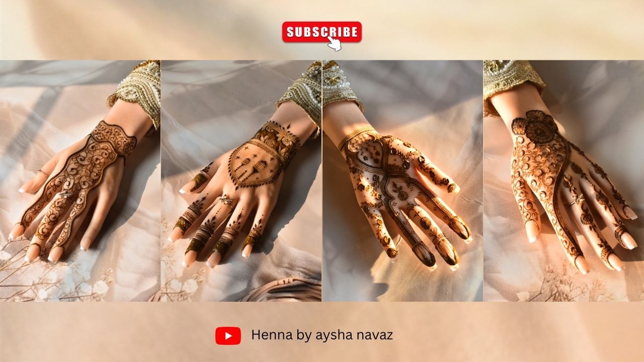 Eid Henna Designs 2026 | Stylish Back Hand Mehndi for Eid | Arabic Henna @HennabyAyshaNavaz ​