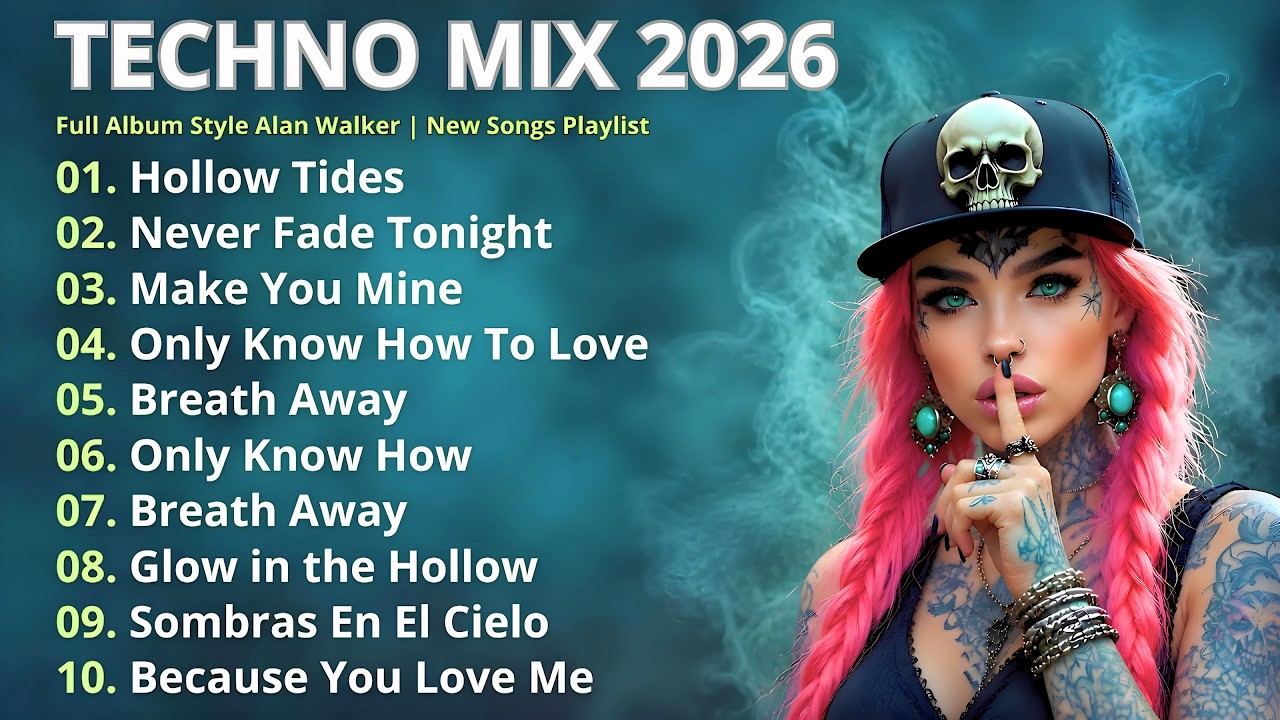 TECHNO MIX 2026 | Alan Walker Remixes - Full Bass DJ Set LIVE, New Playlist #001 | September 1, 2026