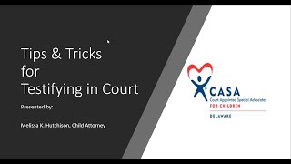 Tips and Tricks for Testifying in Kent County Court