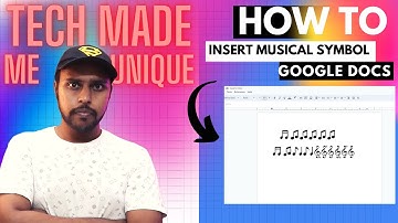 How to insert musical symbol in google docs