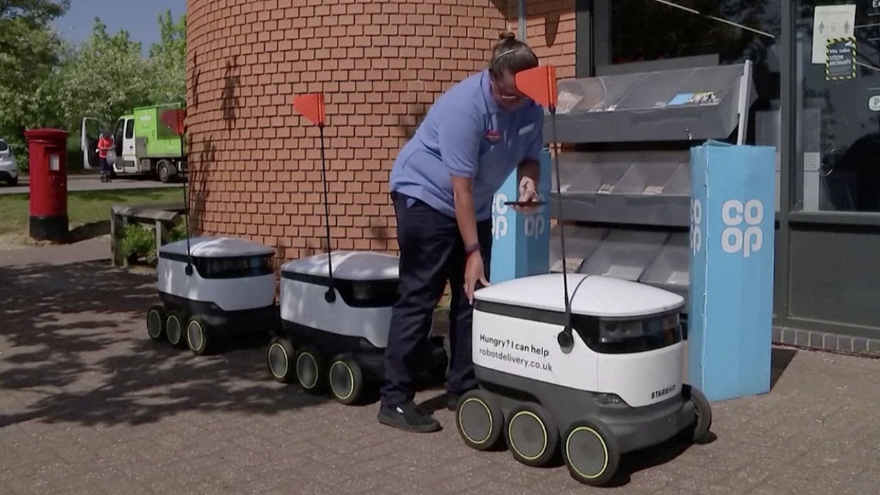 milton keynes shopping robot