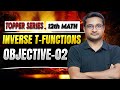 Objective Inverse Trigonometric Functions | Class12th Math | Bihar Board | Thakur Sir