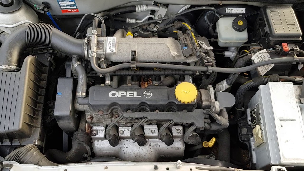 PRACA/WORK SILNIK OPEL ASTRA II G 1.6 8V Z16SE YouTube