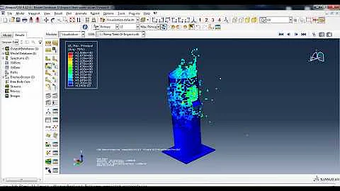 Simulation of high velocity impact in fluid-filled container with Abaqus-Johnson-Cook damage